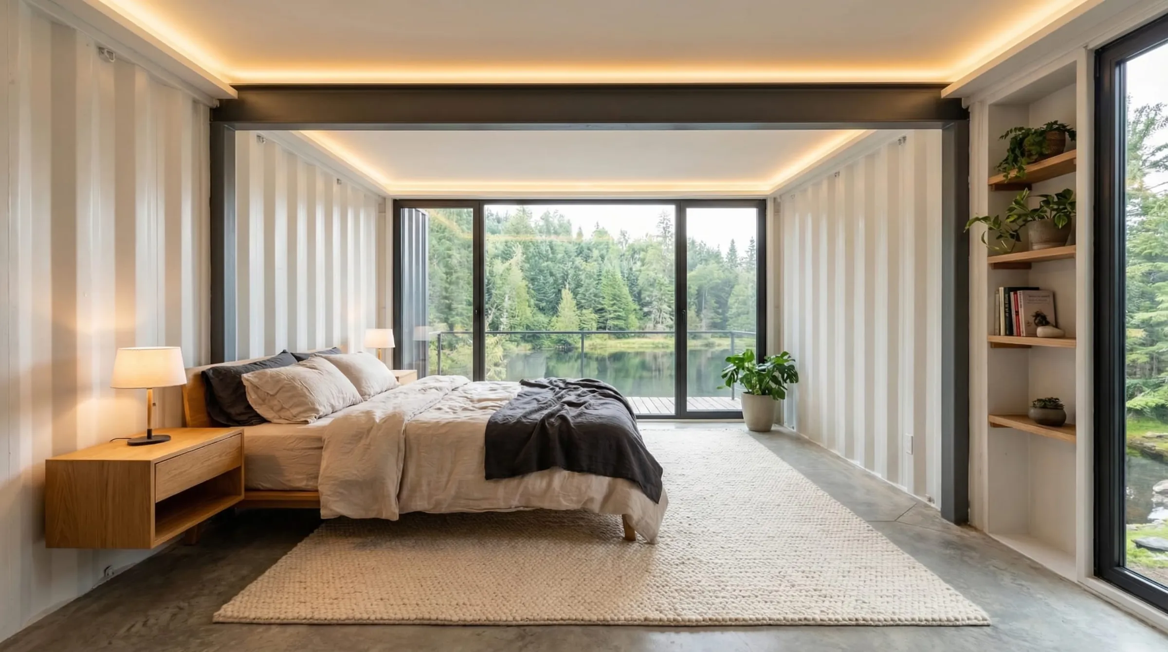 Dormitorio vista al lago – KSFO Madrid